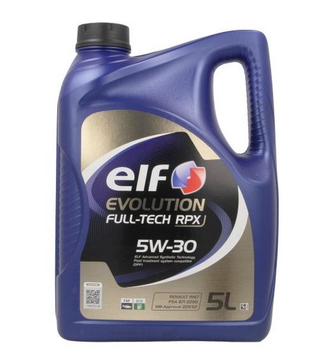 Oleje i smary EVO FULLTECH RPX 5W30 5L 5L EVO FULLTECH RPX 5W30 5L ELF